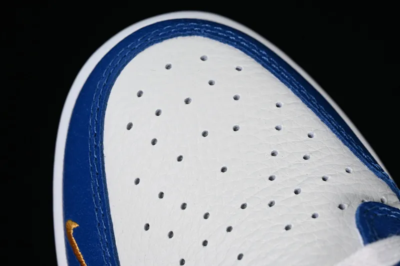 All categories Air Jordan Jordan series basketball shoes Air Jordan 1 Low Z version Air Jordan 1 Low AJ1 Joe 1 white blue yellow hook burst pattern low-top cultural and leisure sports sneakers DZ0792-103